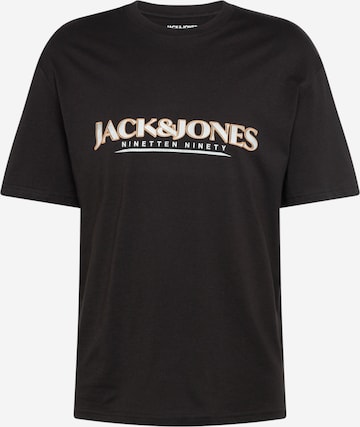 JACK & JONES Majica 'GRAND' | črna barva: sprednja stran