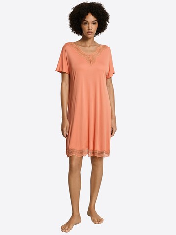 Chemise de nuit ' Ciri Nightwear ' Hanro en orange : devant