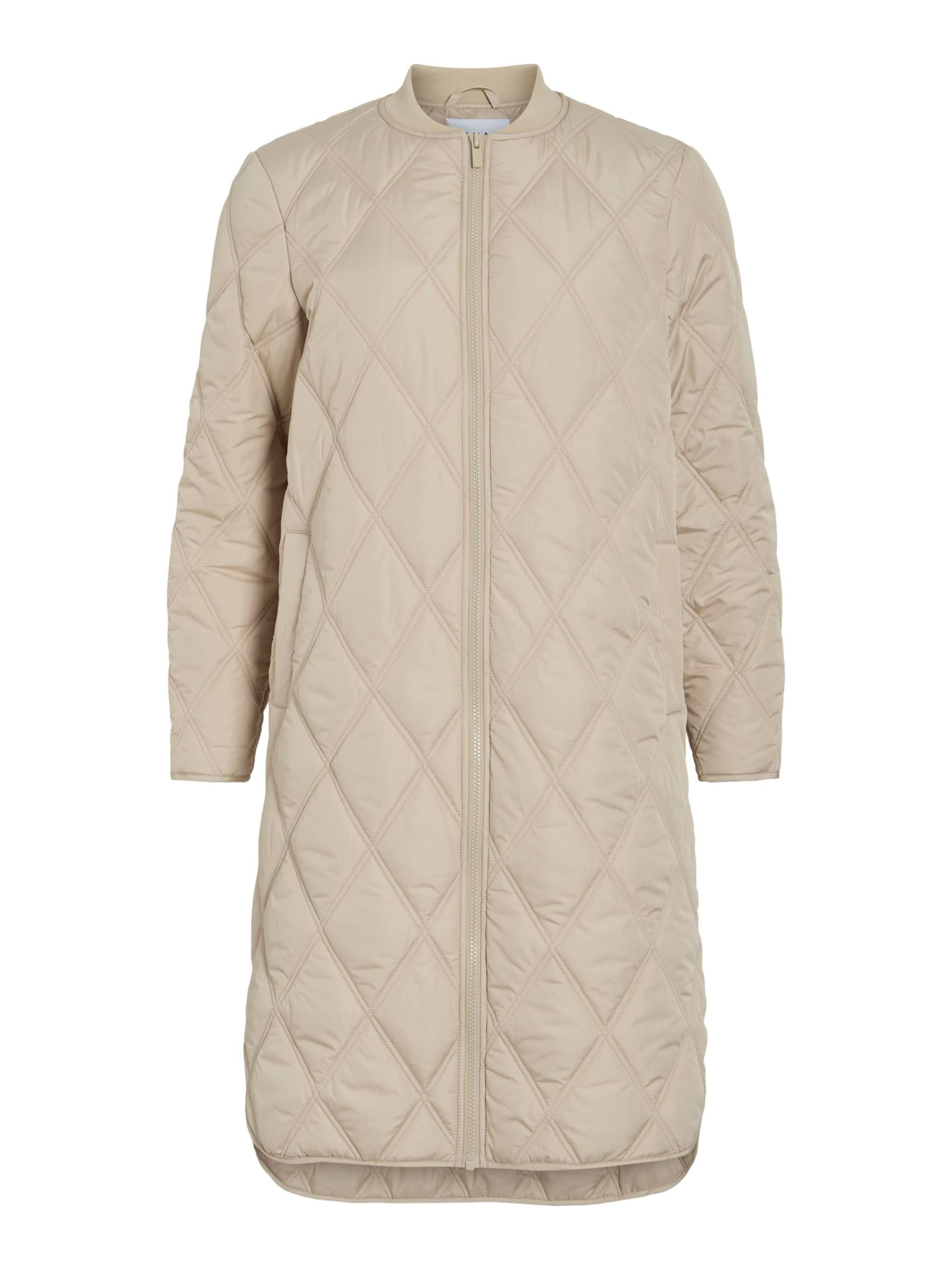 VILA Mantel 'QUILA' in hellbeige, Produktansicht
