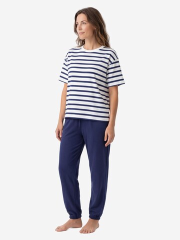 Mey Pajama 'Solid Love' in Blue