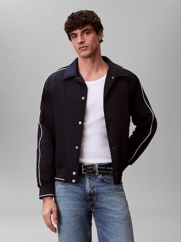 Calvin Klein Jeans Between-Season Jacket in Blue: front