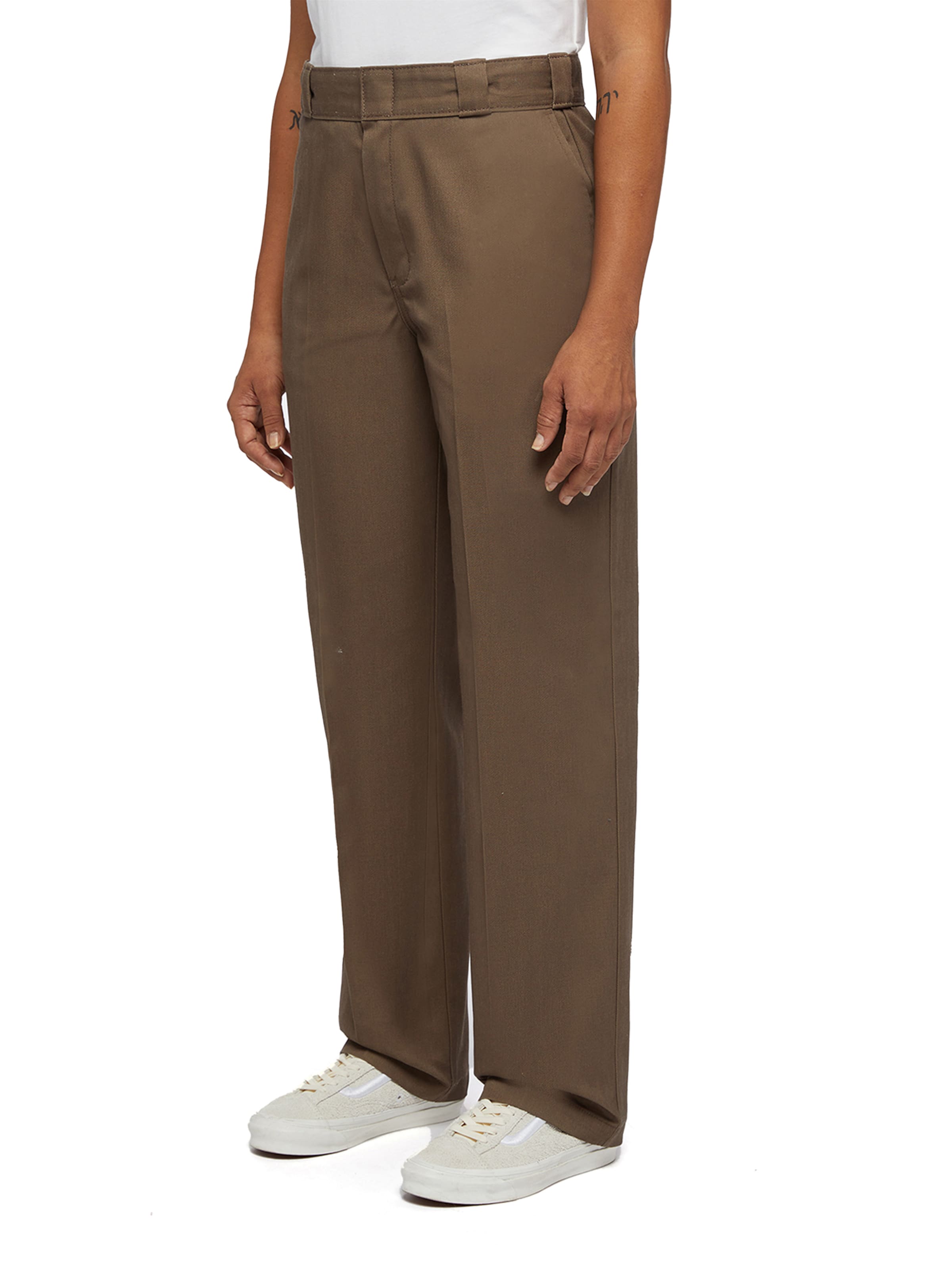 DICKIES Regular Pressveckad byxa '874' i brun