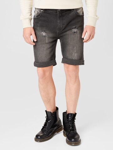 Denim Project Regular Shorts 'Mr Orange' in Grau: Vorderseite