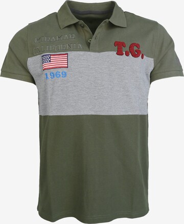 TOP GUN Shirt in Green: front