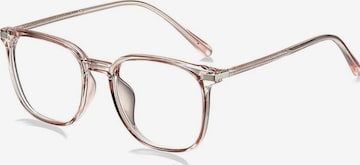 Lunettes 'Nerd Blue-Light-Brille Extrabeet' VEYREY en rose : devant
