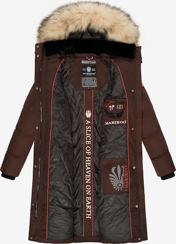 MARIKOO Płaszcz zimowy 'Schneesternchen' w kolorze brązowy
