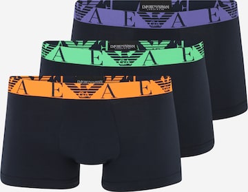 Emporio Armani - Boxers em azul: frente