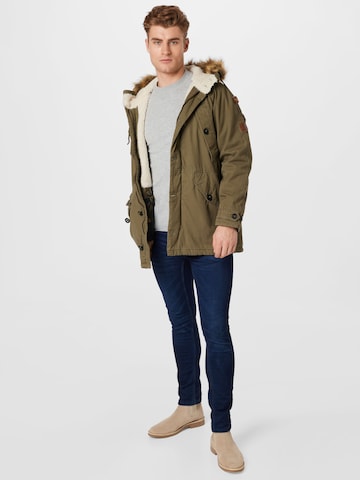 INDICODE JEANS Winter parka 'Fann' in Green