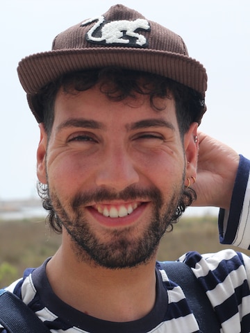 Cappello da baseball sportivo di Surf Monkey in marrone