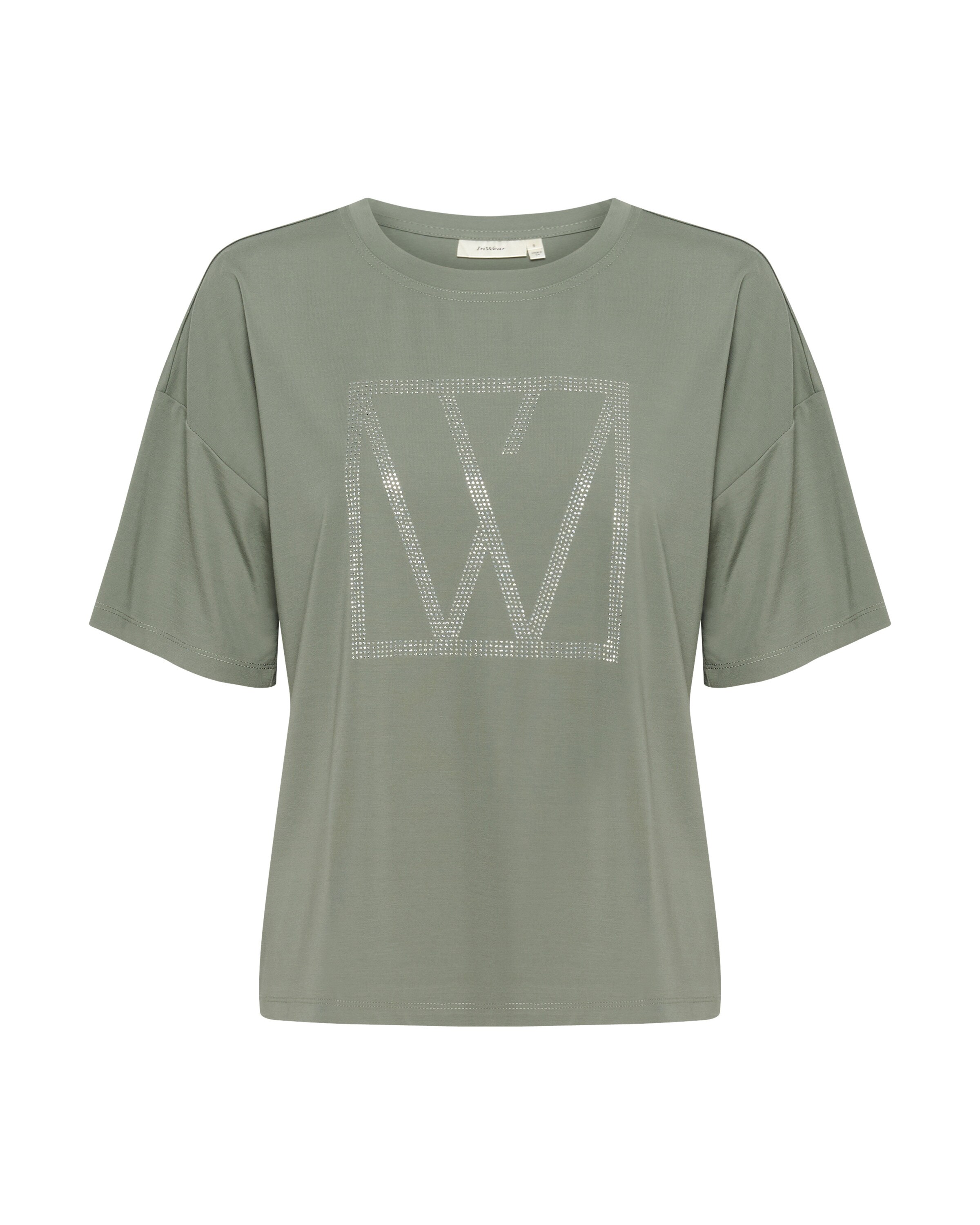 InWear T-Shirt 'LexiIW' in L in khaki, Produktansicht