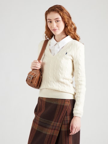 Polo Ralph Lauren - Jersey en beige: frente