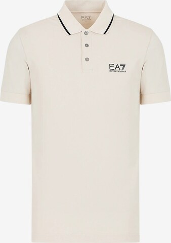 T-Shirt EA7 Emporio Armani en beige : devant