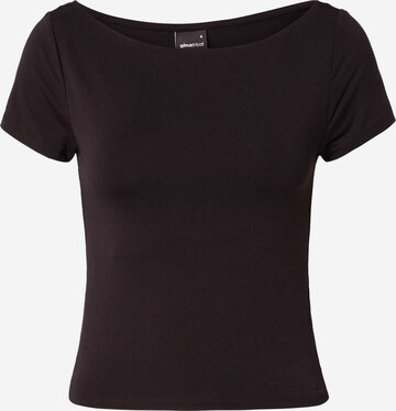 Gina Tricot Shirt in Zwart: voorkant