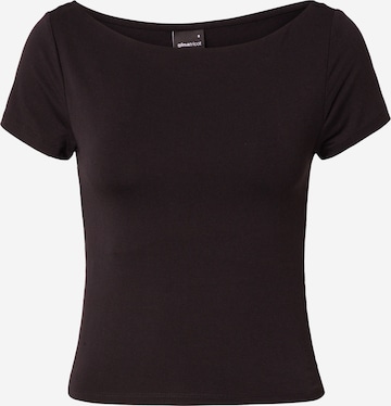 Gina Tricot T-Shirt in Schwarz: predná strana