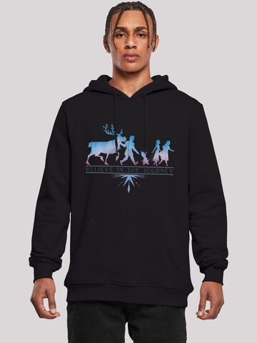 F4NT4STIC Sweatshirt 'Disney Frozen 2 Believe In The Journey' in Schwarz: predná strana