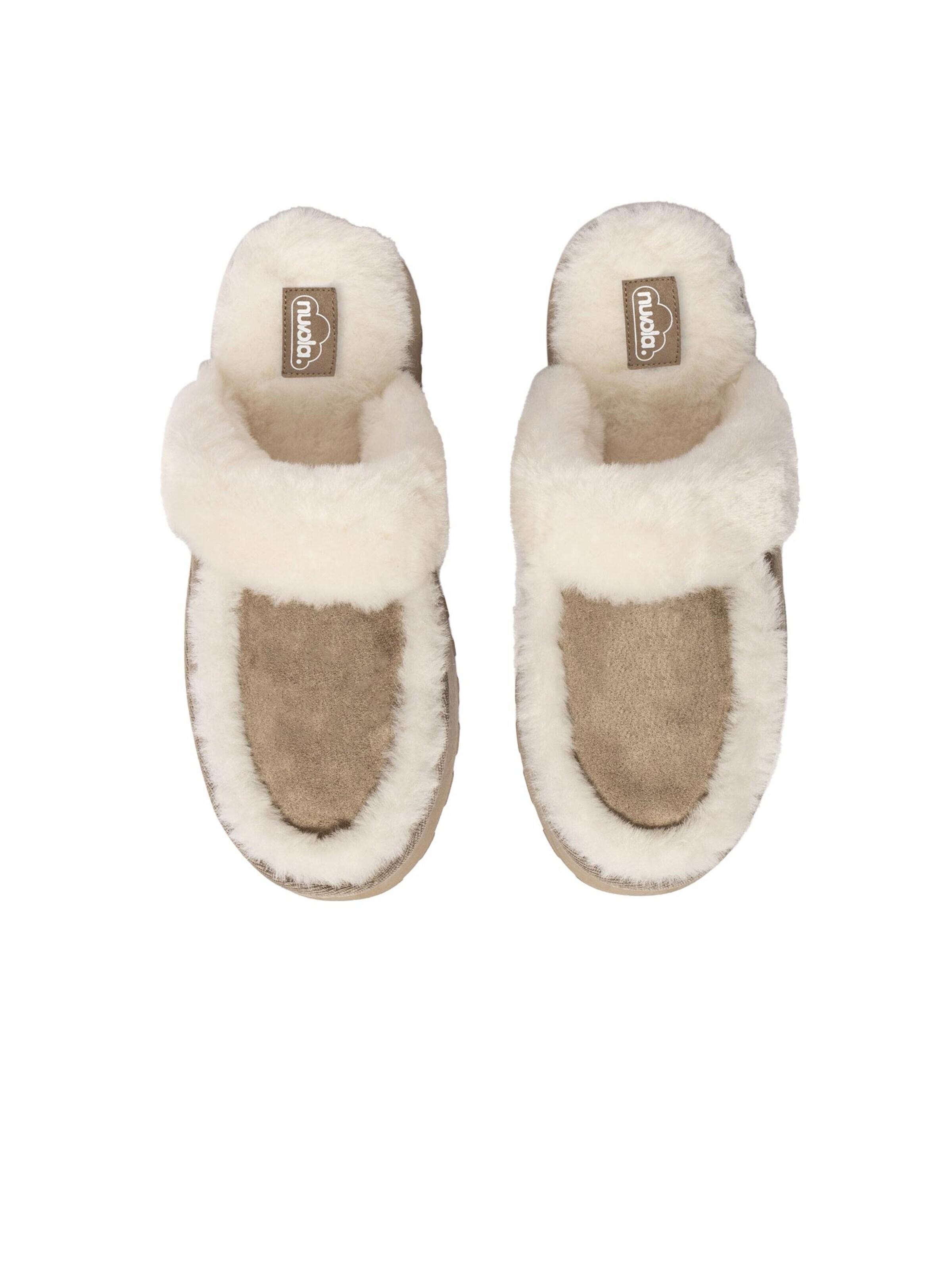 Nuvola. Slippers 'Alaska' in Grey