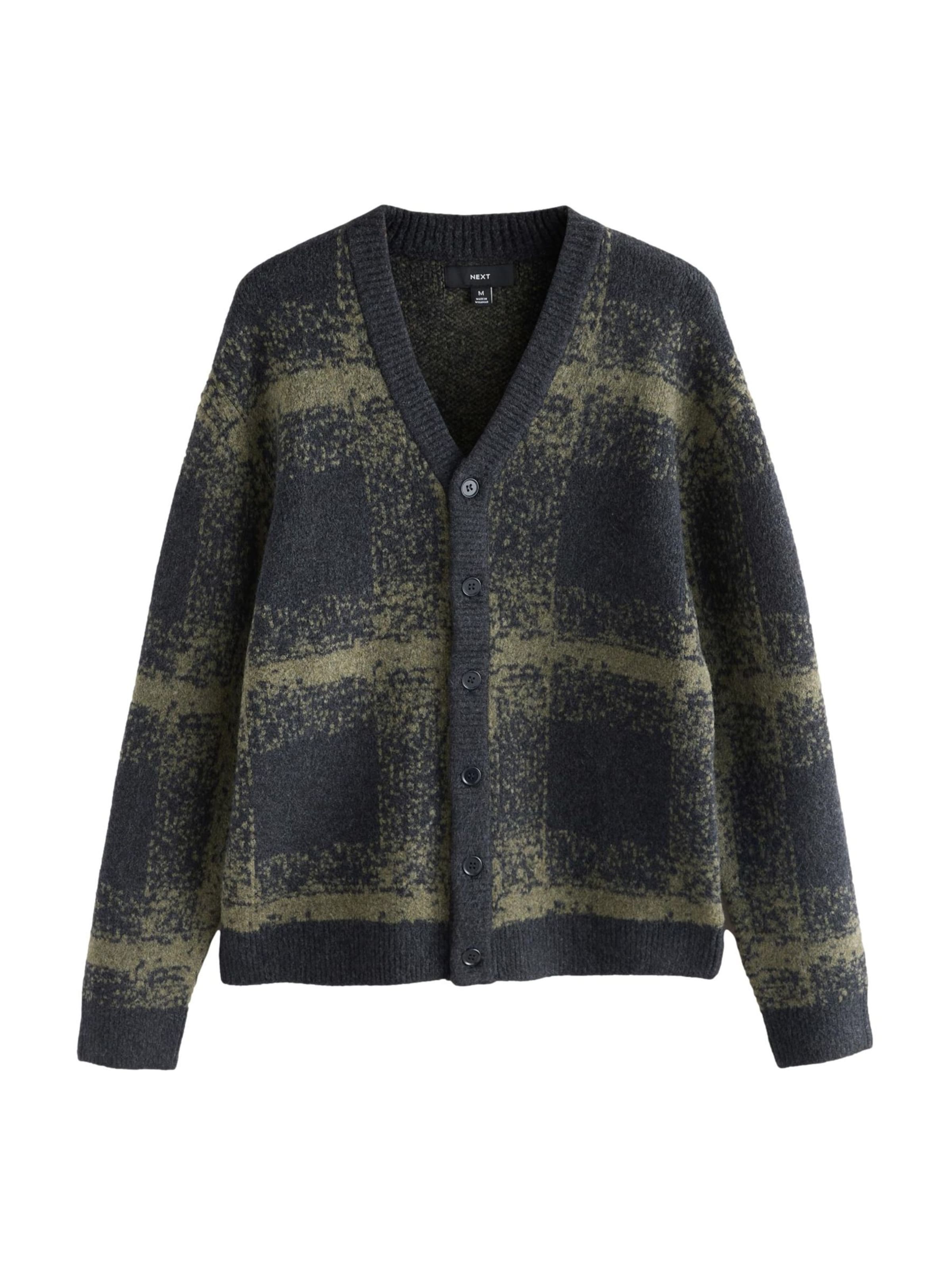 Next Вязаная кофта в Зеленый: спереди