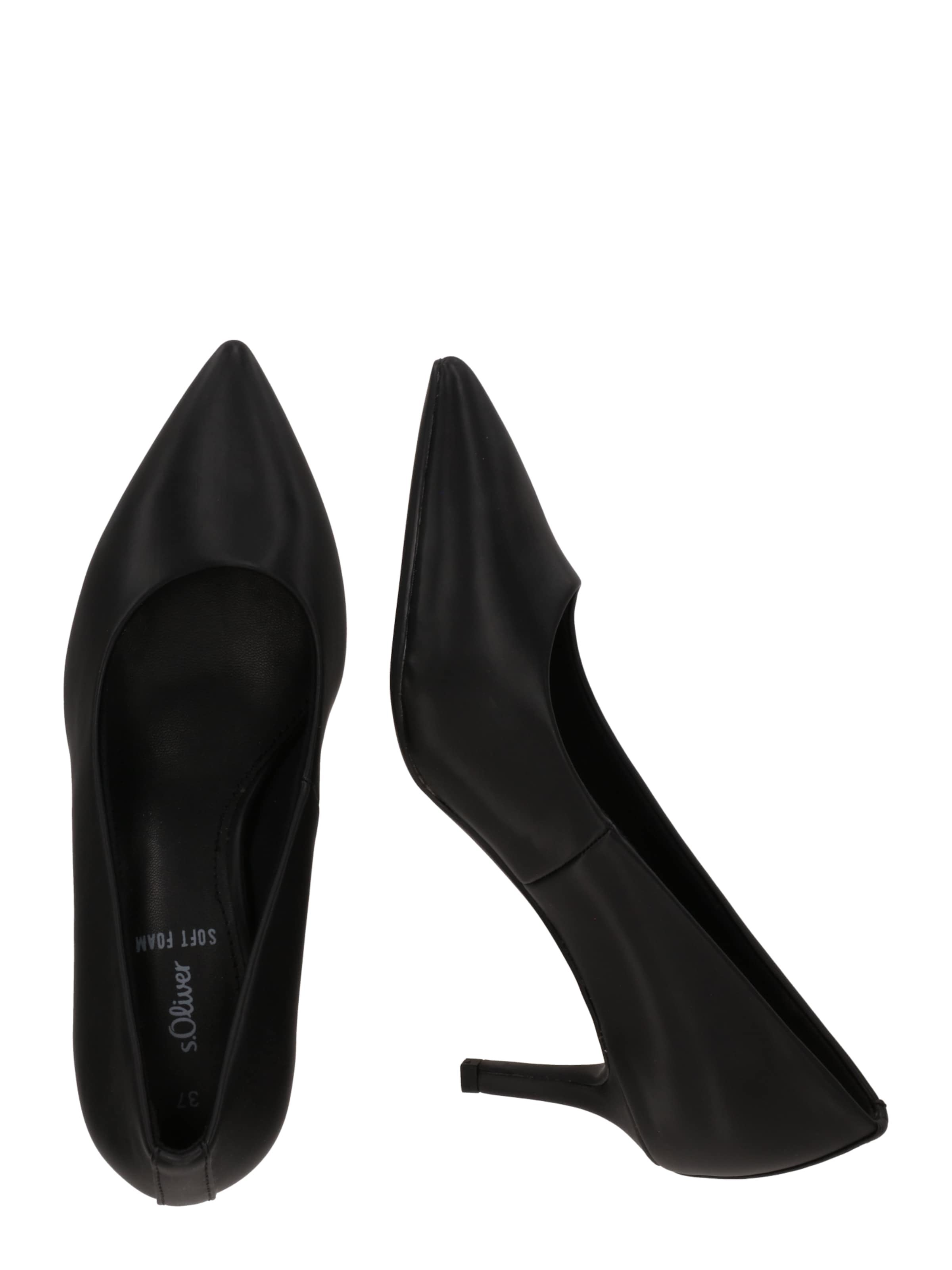 s.Oliver Czółenka w kolorze czarny