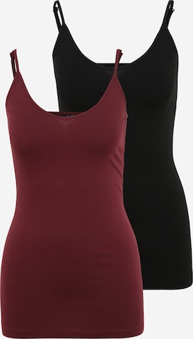 Vero Moda Tall Top 'Maxi' in Red: front