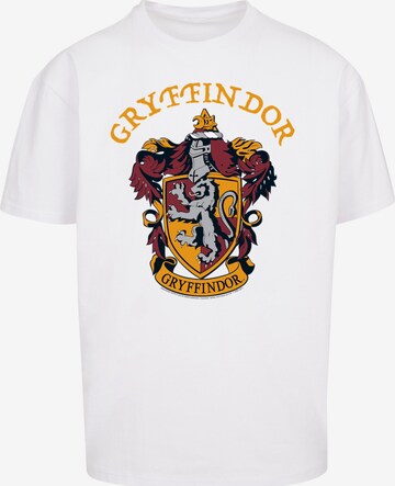 T-Shirt 'Harry Potter Gryffindor Crest' F4NT4STIC en blanc : devant