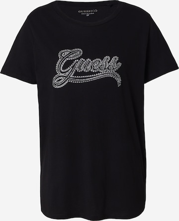 GUESS - Camisa em preto: frente