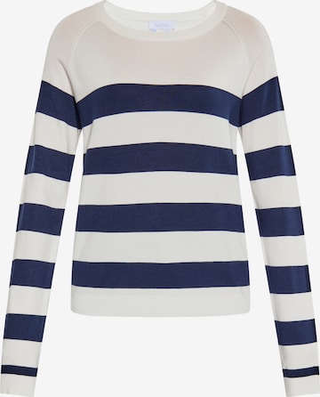 Pull-over usha BLUE LABEL en bleu : devant