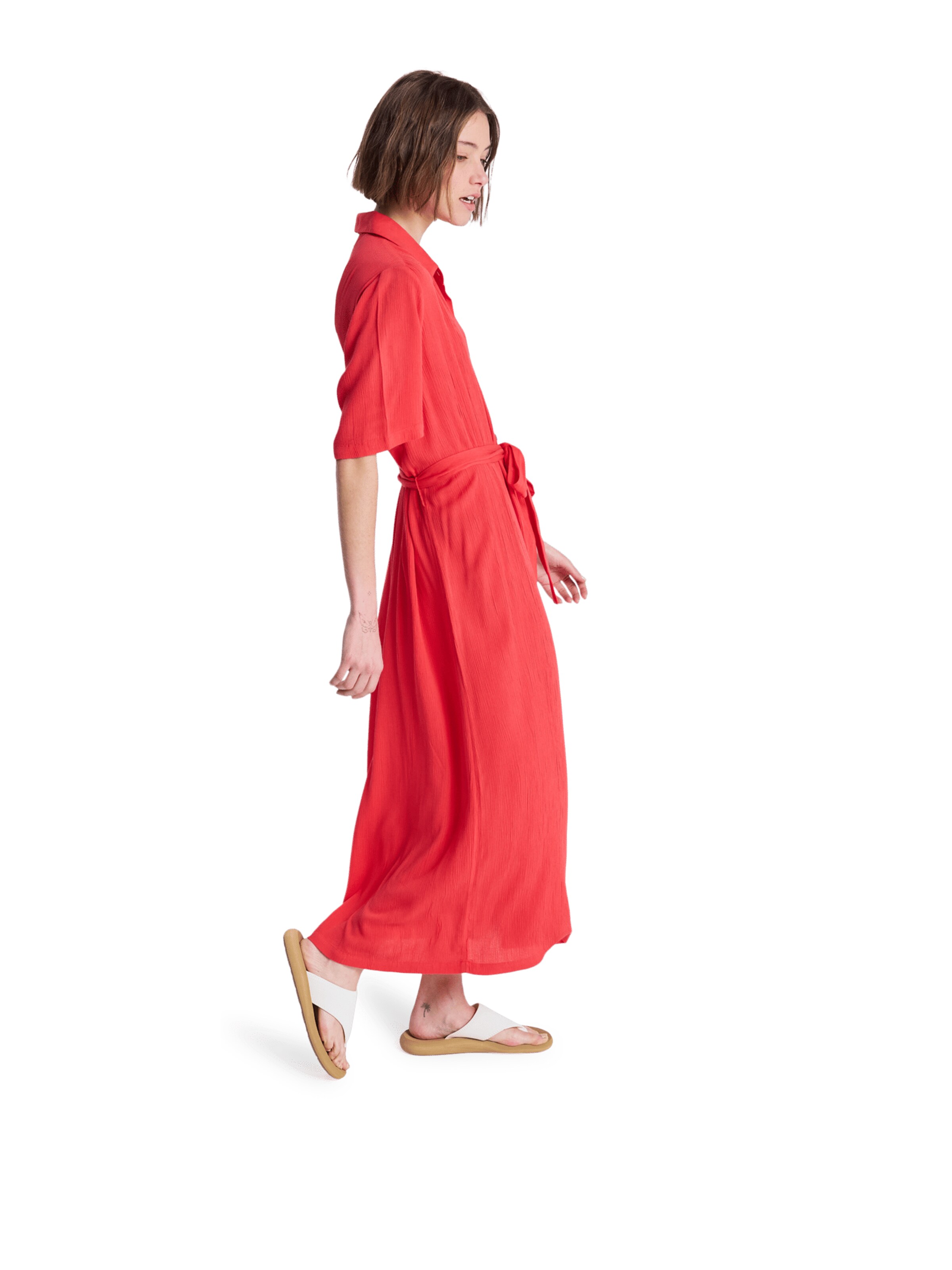 ROXY Blusenkleid 'Island Escape' in Rot