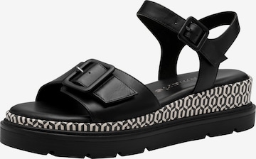 Tamaris Sandal in Black: front