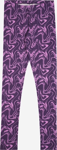 PIECES Skinny Leggings in Purple: front