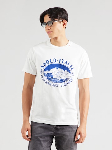 REPLAY Тениска в бяло: отпред