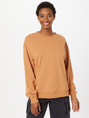 Cotton On Sweatshirt in Brown: front