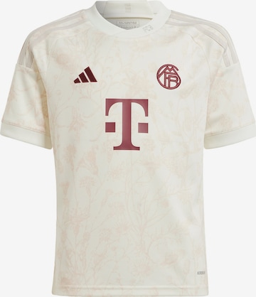 ADIDAS PERFORMANCE Functioneel shirt 'FC Bayern München 23/24 Home' in Beige: voorkant