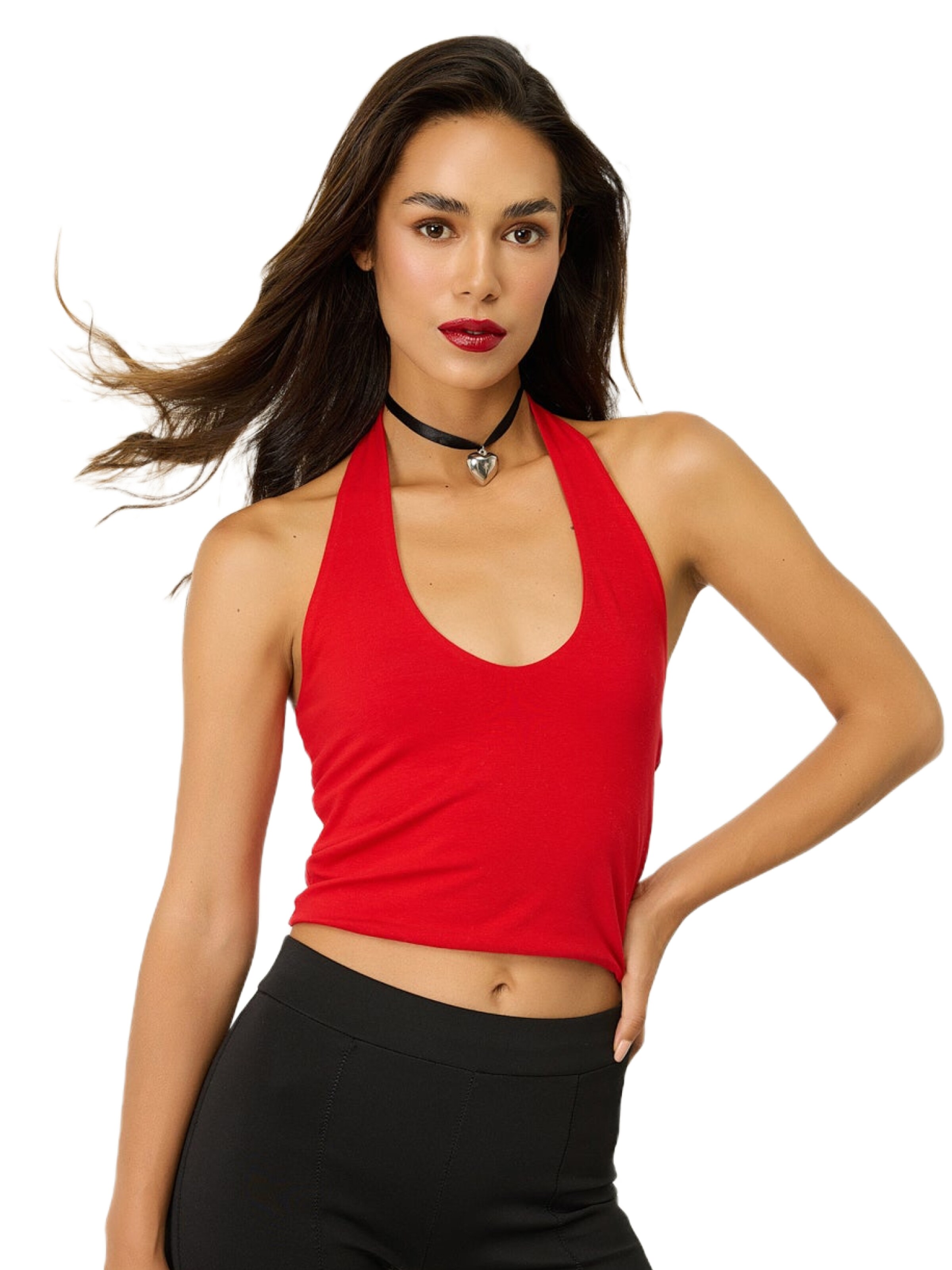 No Matter What Top in Red