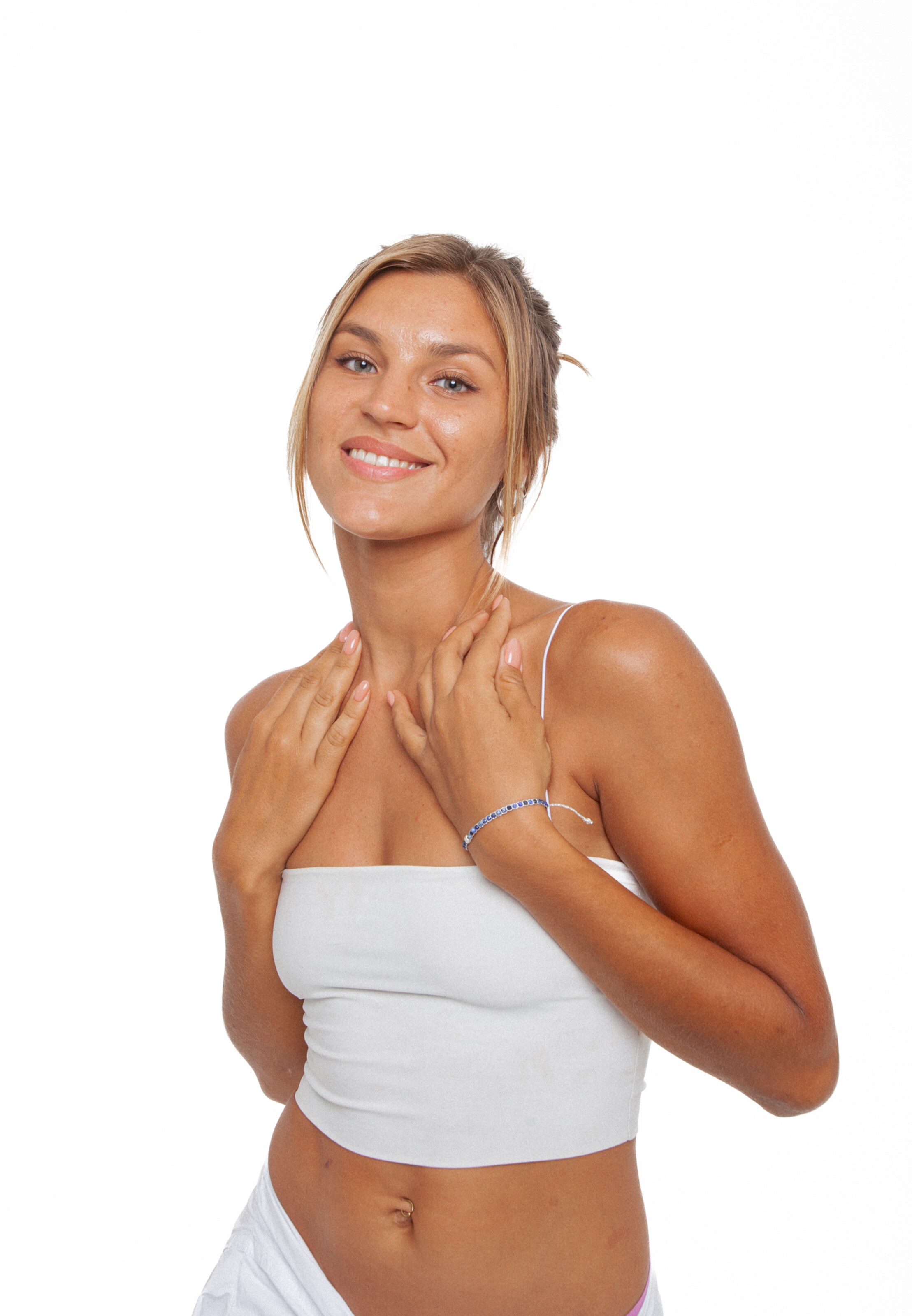 Samapura Jewelry Bracelet in Blue: front