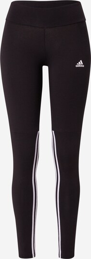 ADIDAS PERFORMANCE Sportbyxa i svart / vit, Produktvy