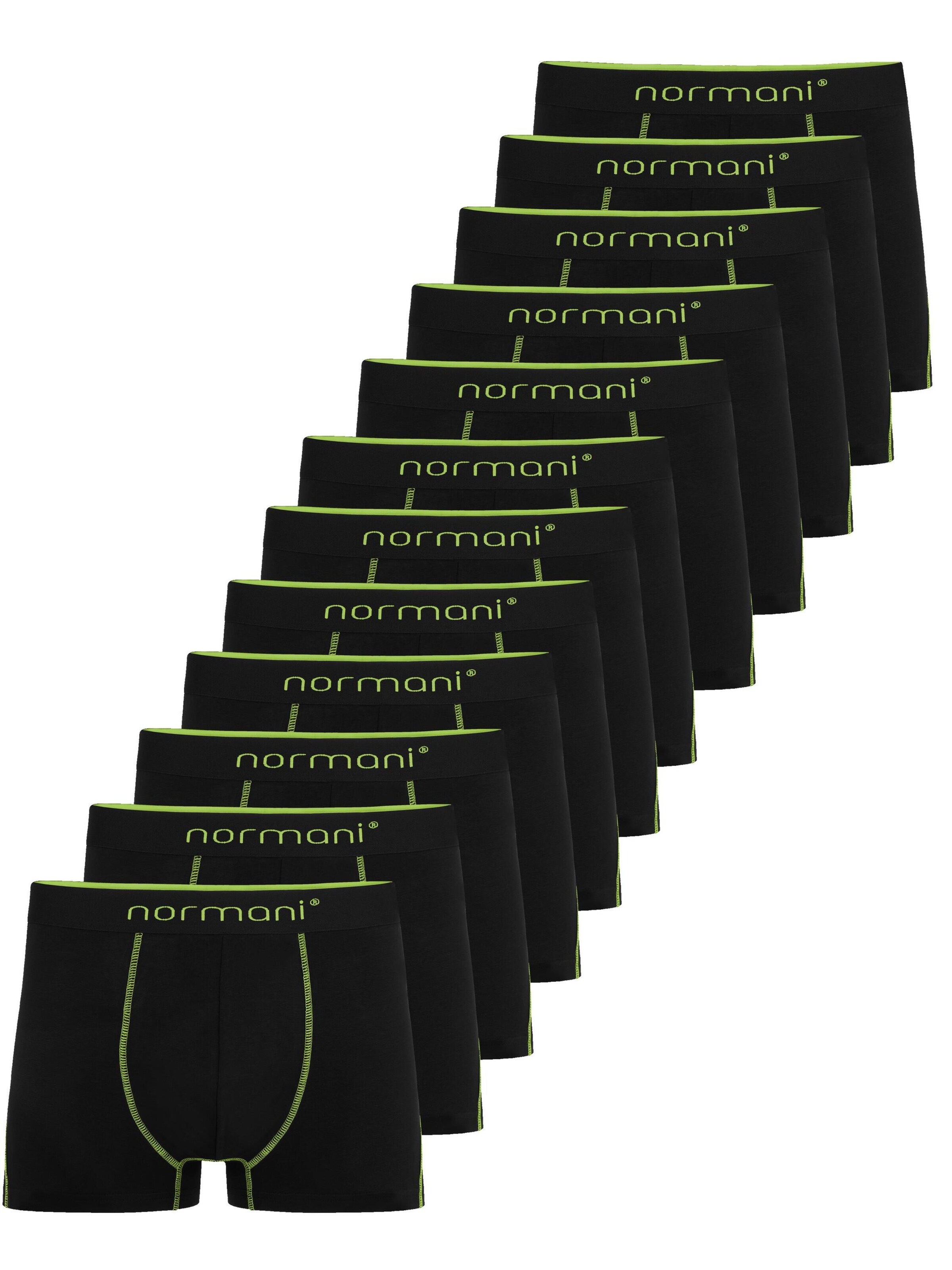 Boxers normani en noir : devant