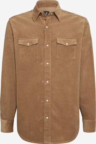 Cămașă de la Boggi Milano pe maro: față