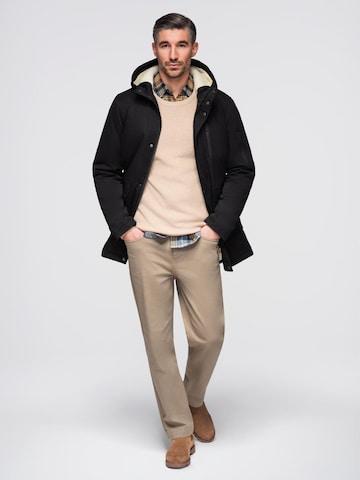 Ombre Jacke in Schwarz