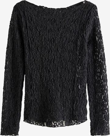 juoda Next Marškinėliai: priekis