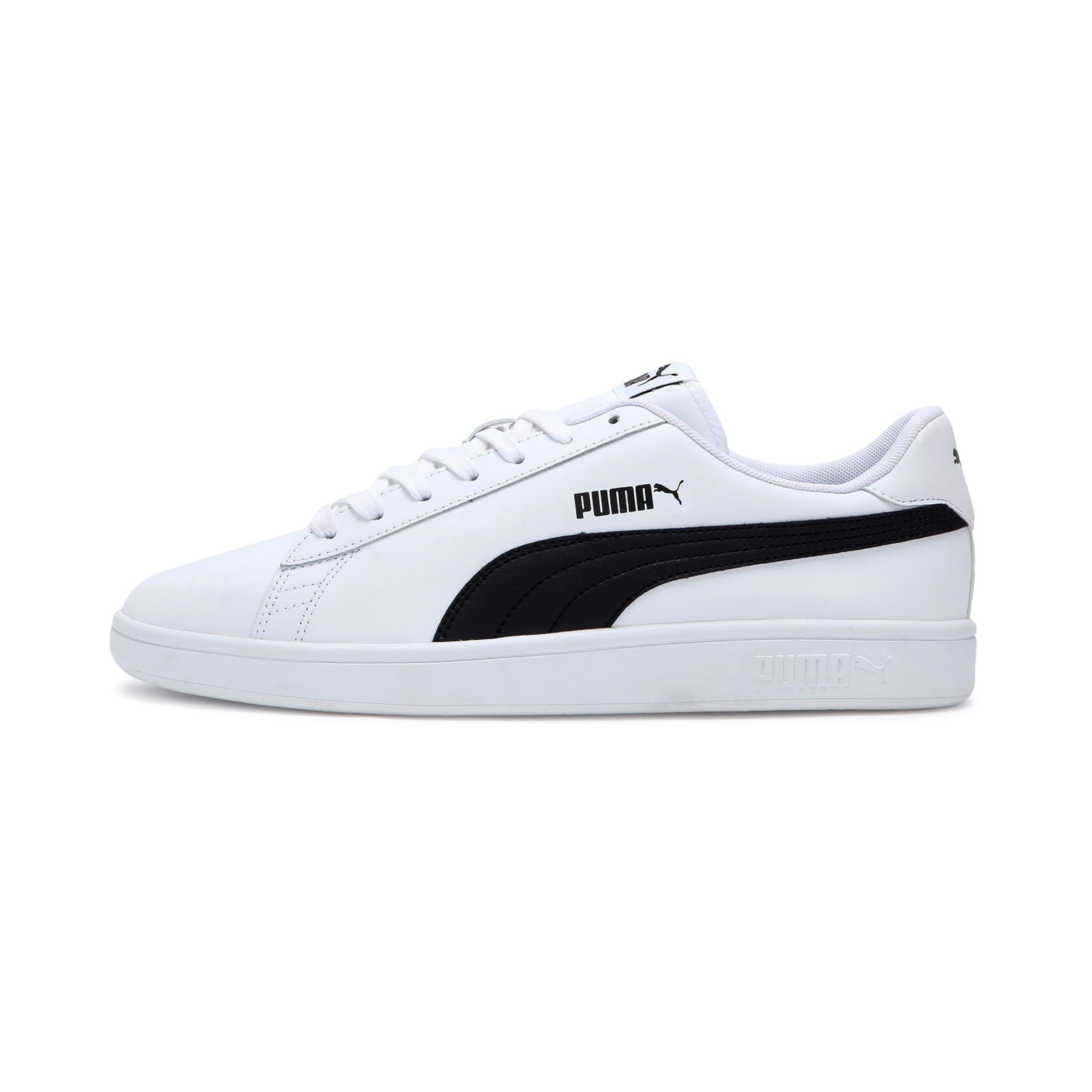 PUMA Čevlji na vezalke 'Smash V2' | bela barva: sprednja stran