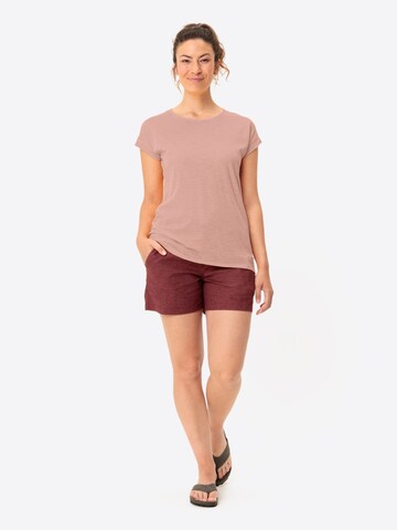 VAUDE Performance shirt 'Moja' in Beige
