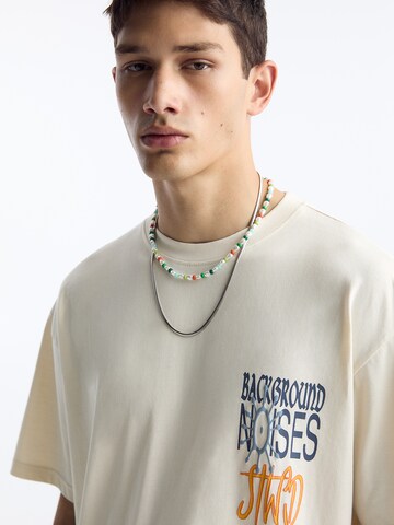 Pull&Bear T-Shirt in Weiß