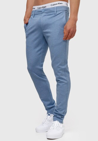 Coupe slim Pantalon chino ' Rodekro ' INDICODE JEANS en bleu