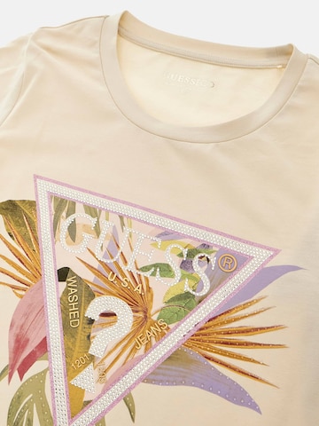 GUESS T-Shirt in Gelb