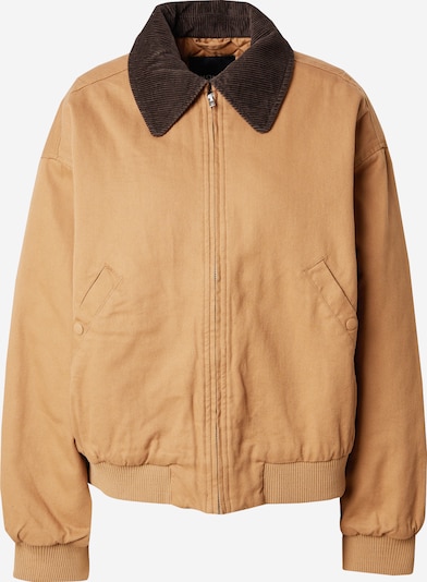 Monki Демисезонная куртка в Коричневый / Коньячный, Обзор товара