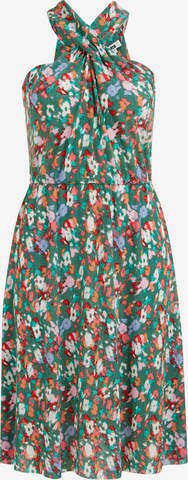 WE Fashion Letní šaty – zelená: přední strana