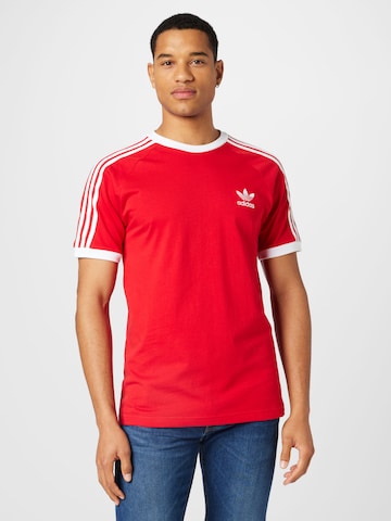 ADIDAS ORIGINALS Shirt 'Adicolor Classics' in Red: front