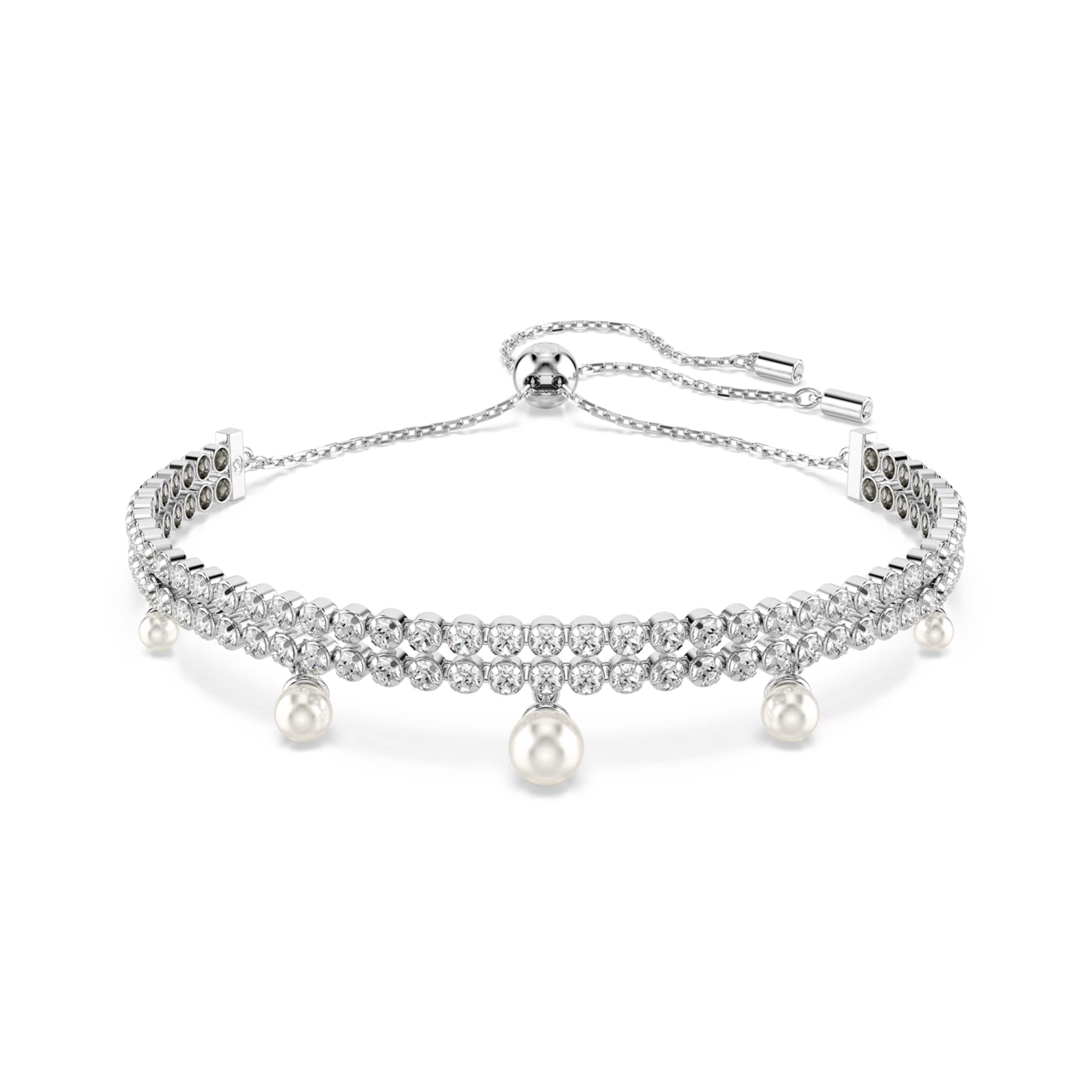 Swarovski Armband in Silber: Vorderseite
