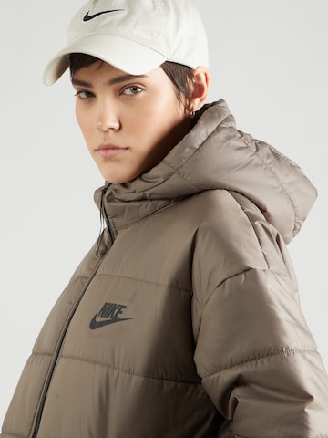 Cappotto invernale di Nike Sportswear in grigio