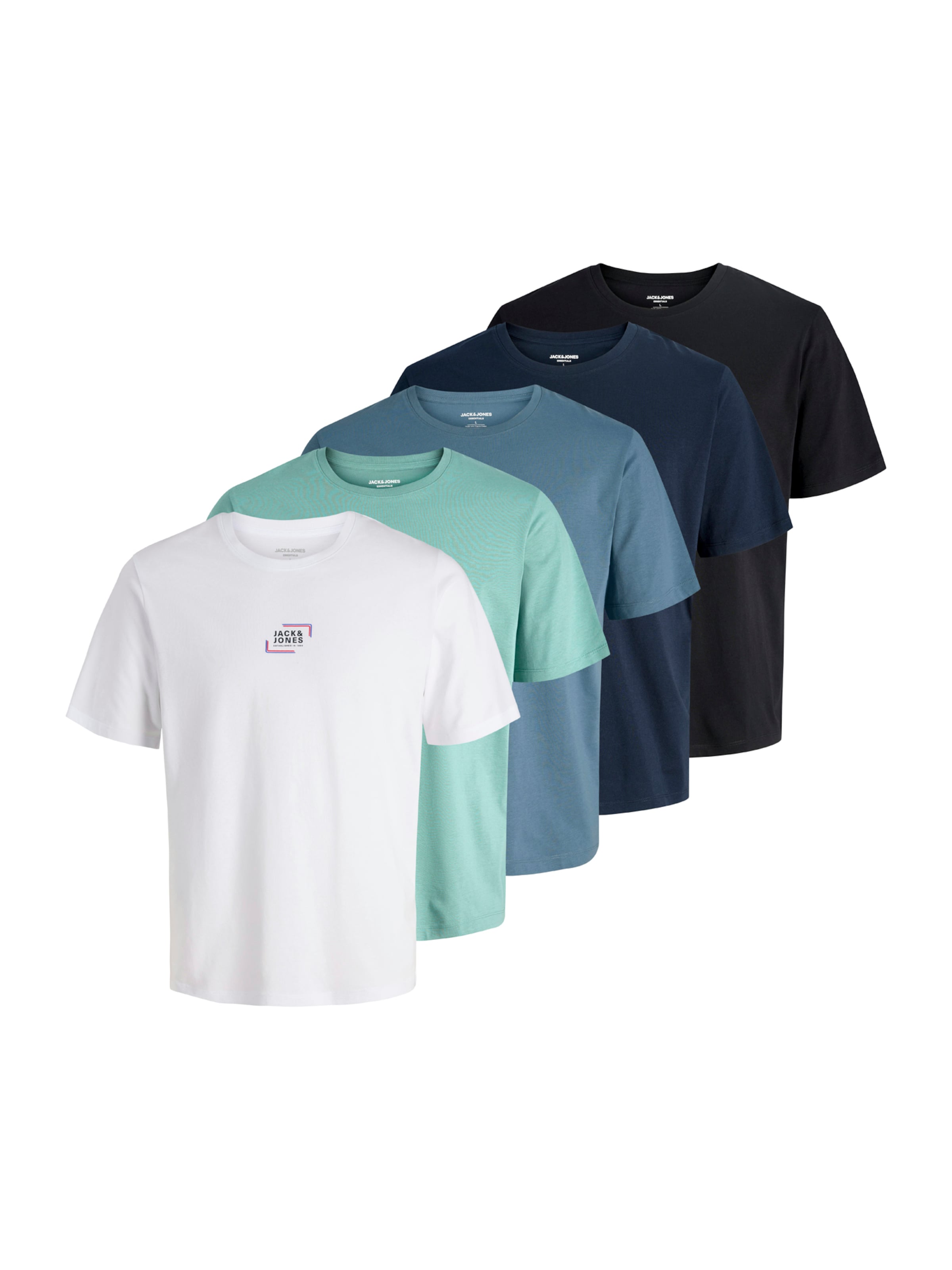 JACK & JONES Shirt 'JJCORP' in Blue: front